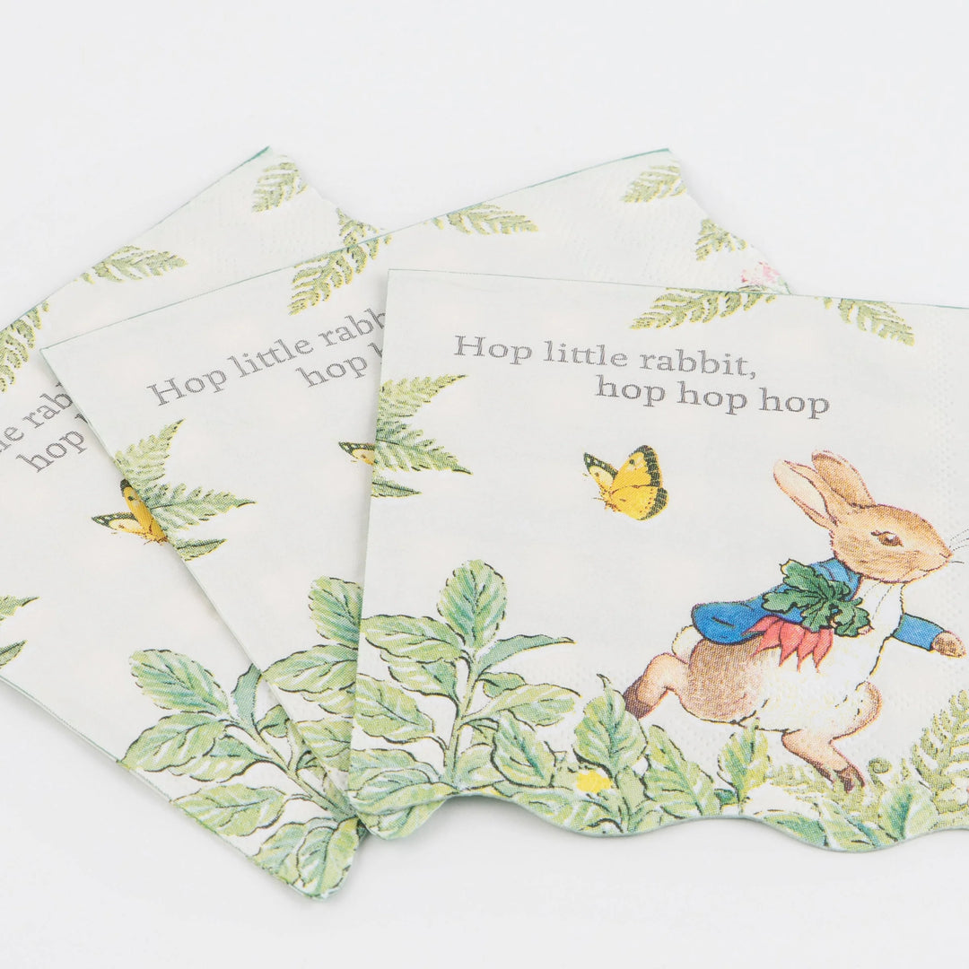 Peter Rabbit In the Garden Small Napkins