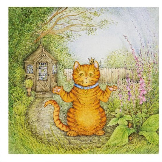 The Mischievous Mouse Greeting Card