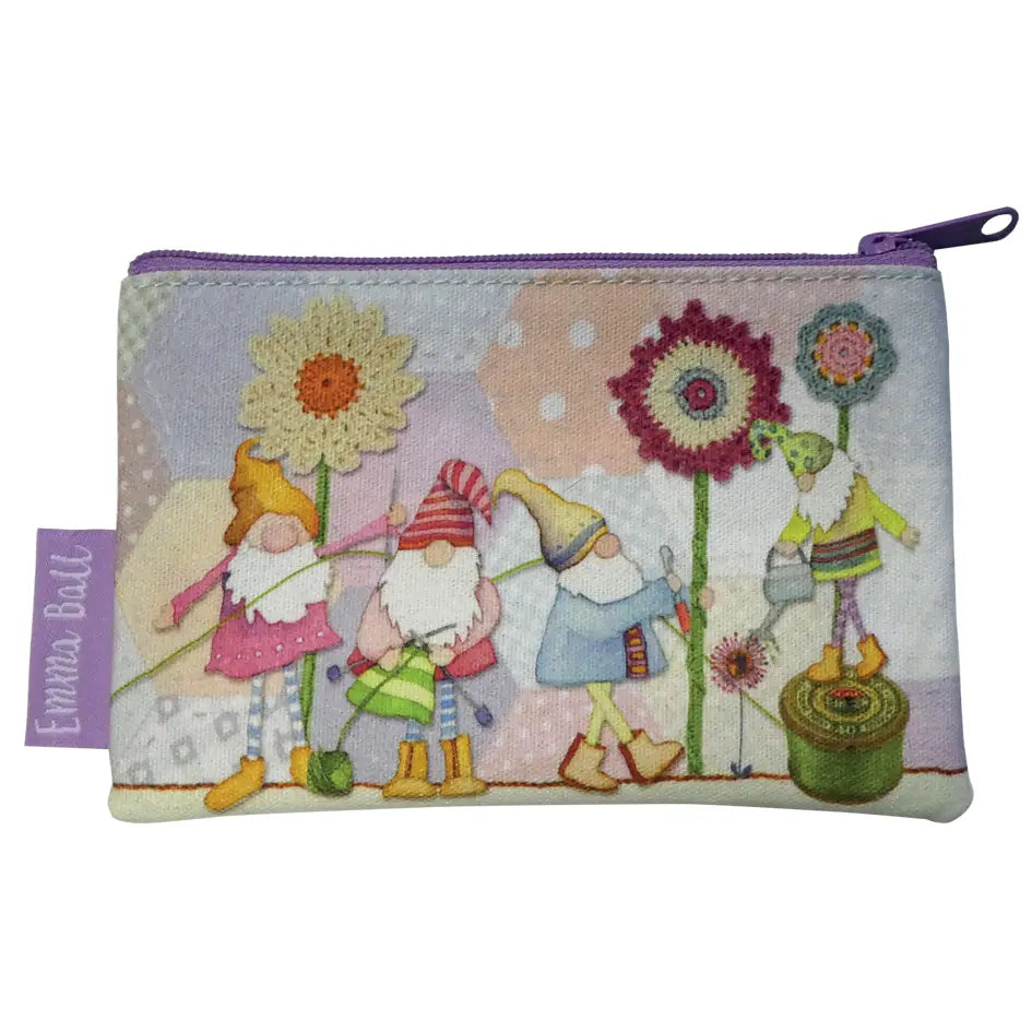 Crafting Gnomes Small Zipped Purse