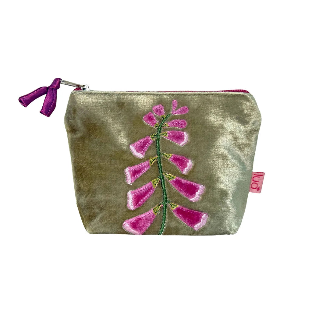 Foxglove Velvet Mini Purse
