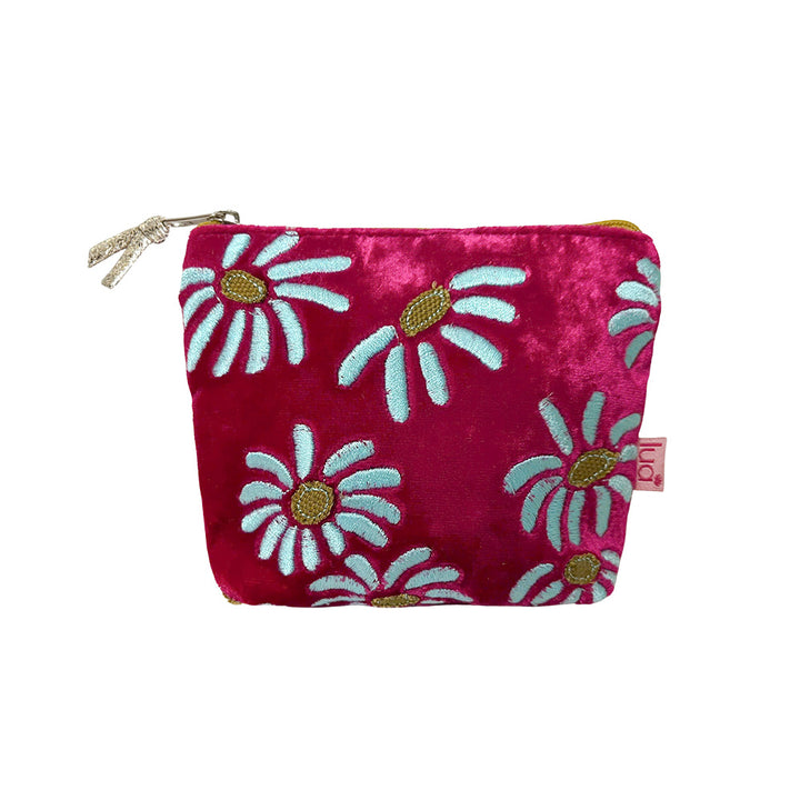 Daisies Velvet Mini Purse