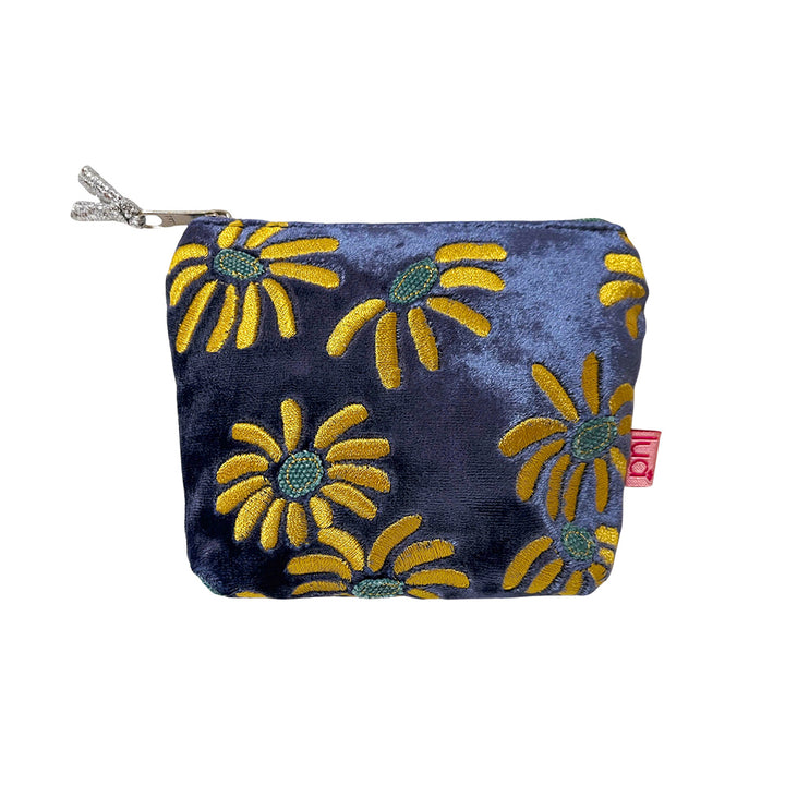 Daisies Velvet Mini Purse