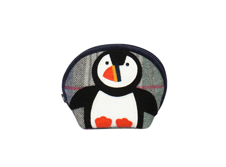 Tweed Puffin Purse