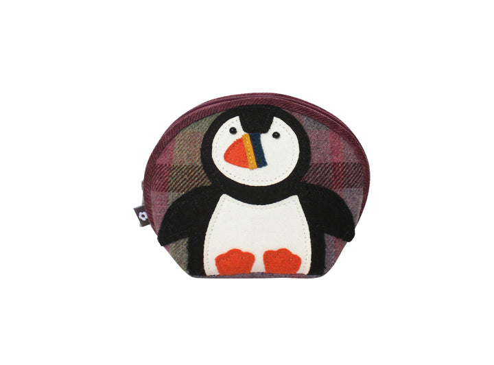 Tweed Puffin Purse