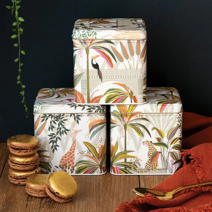 Sara Miller Palm Garden Set of 3 Round Caddies