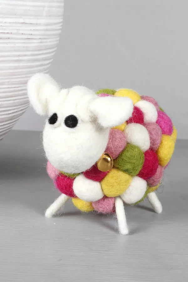 Pamela The Pretty Lamb Felt Sheep