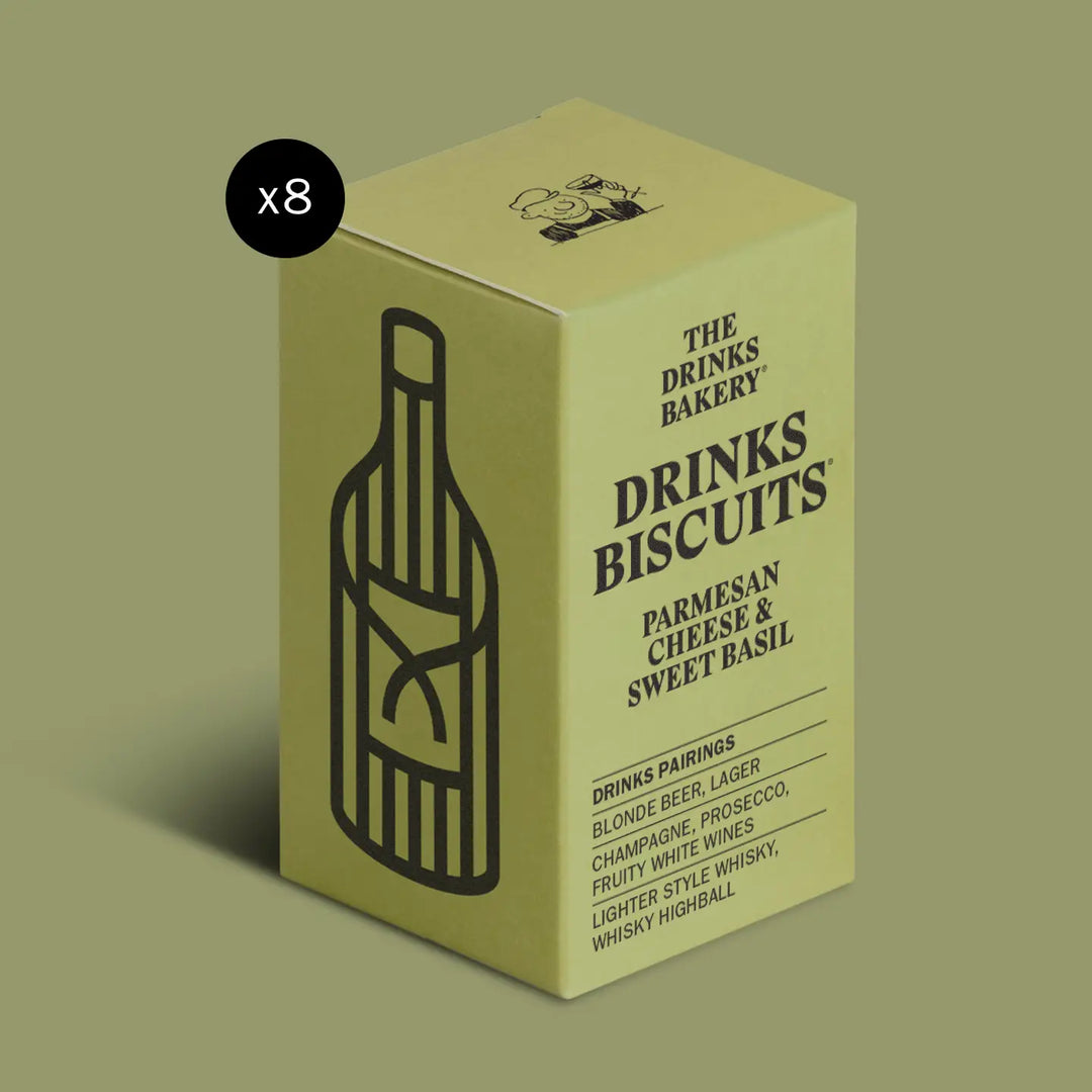 Parmesan and Sweet Basil Drinks Biscuits 36g