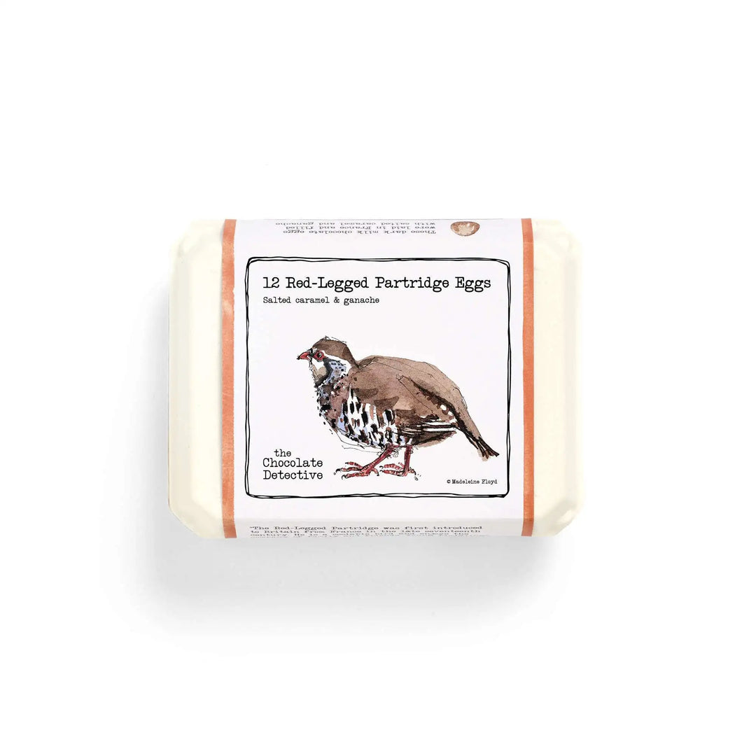 12 Red Legged Partridge Eggs by The Chocolate Detective