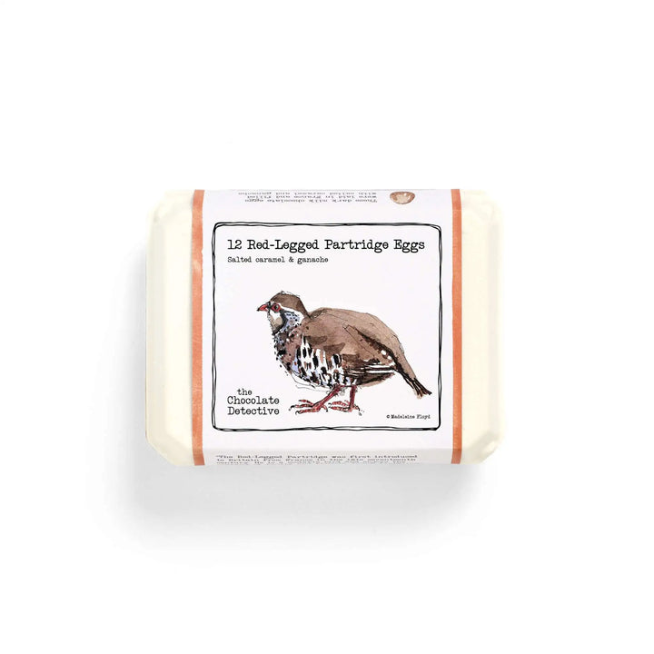 12 Red Legged Partridge Eggs by The Chocolate Detective