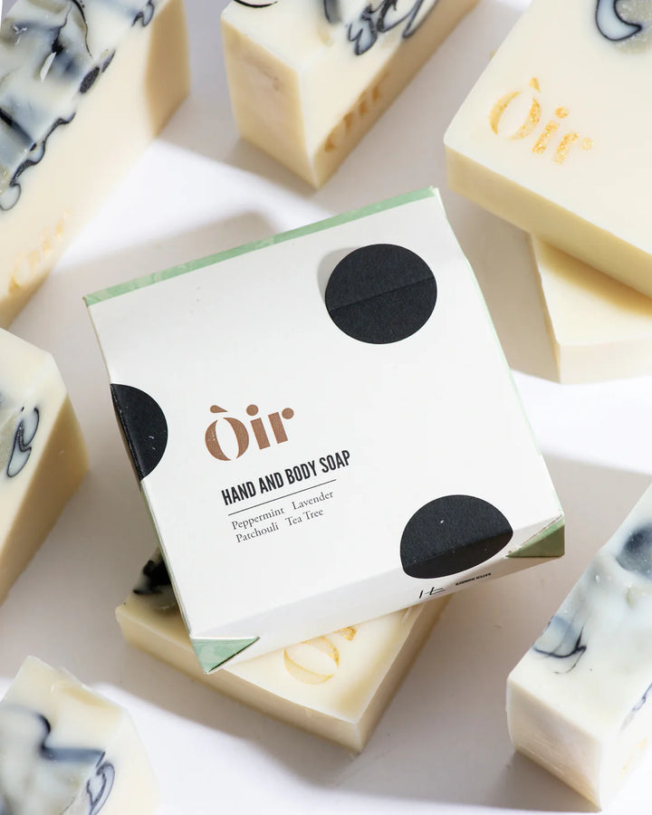 Òir Peppermint, Lavender, Patchouli, Tea Tree Luxury Hand & Body Soap