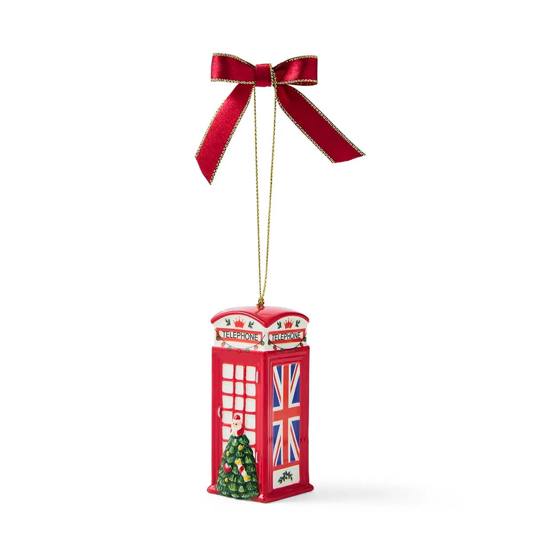 Spode Red Phone Box Ornament