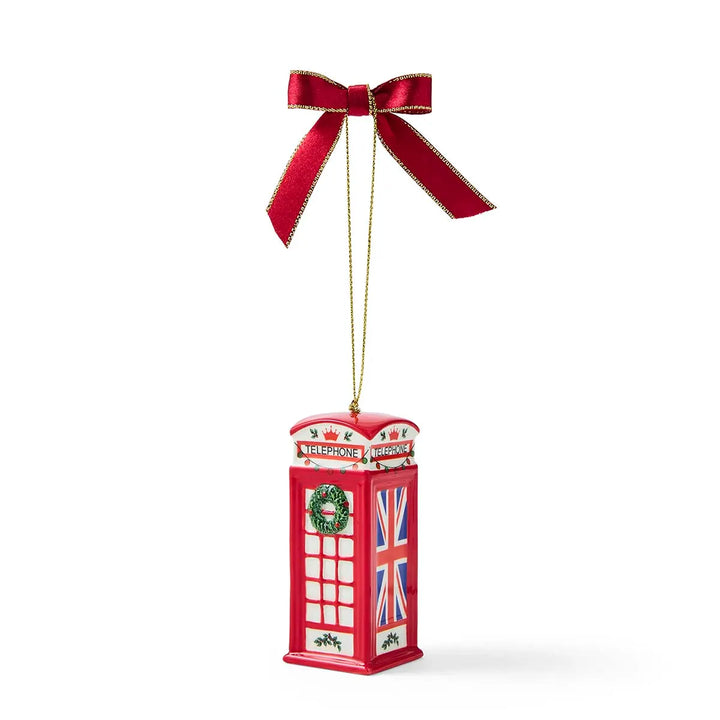 Spode Red Phone Box Ornament