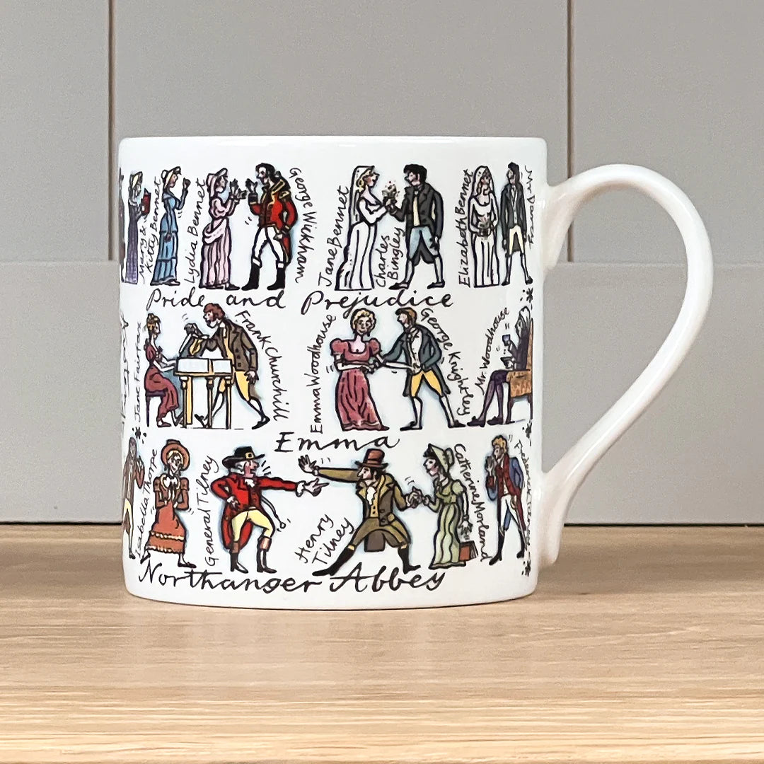 Jane Austen Bone China Mug