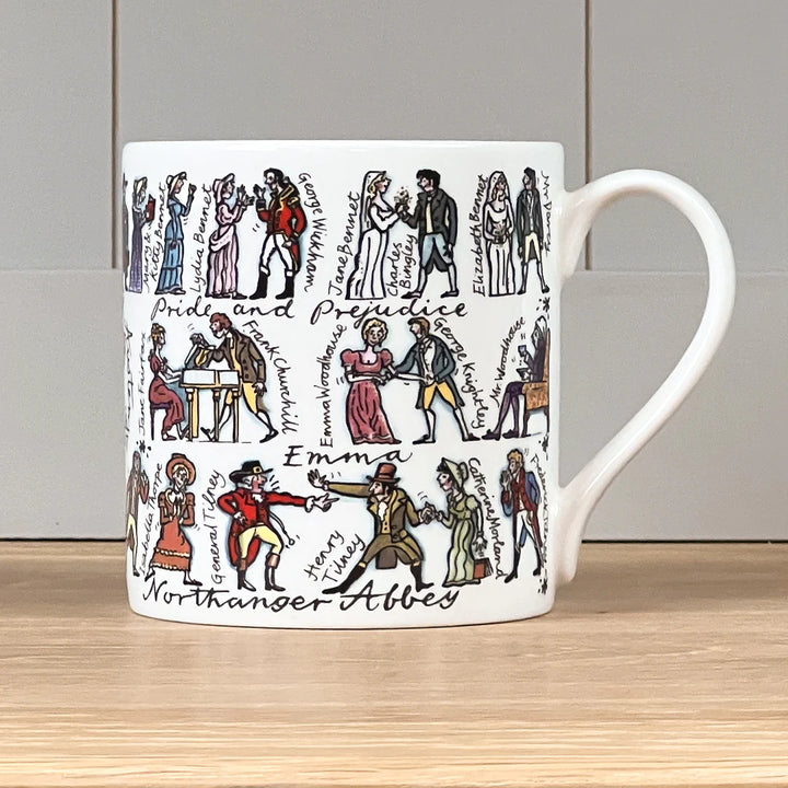 Picturemaps Jane Austen Bone China Mug