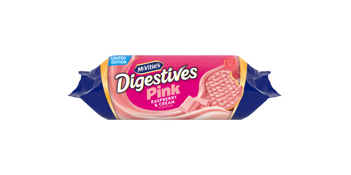 McVitie's Pink Raspberry & Cream Digestives 8.2oz/232g