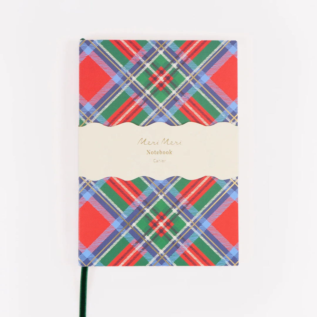 Plaid Softcover Lined Notebook