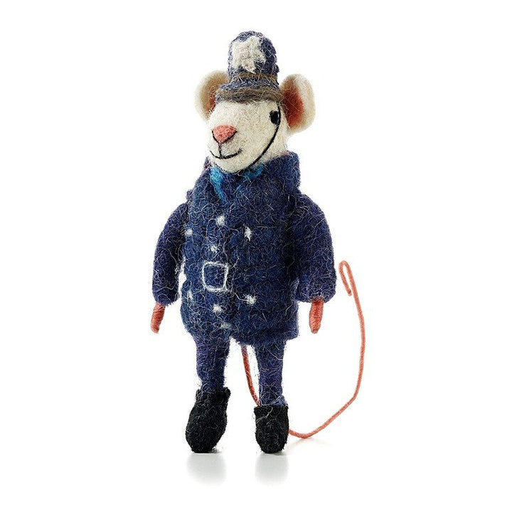 Police Officer Felt Mouse