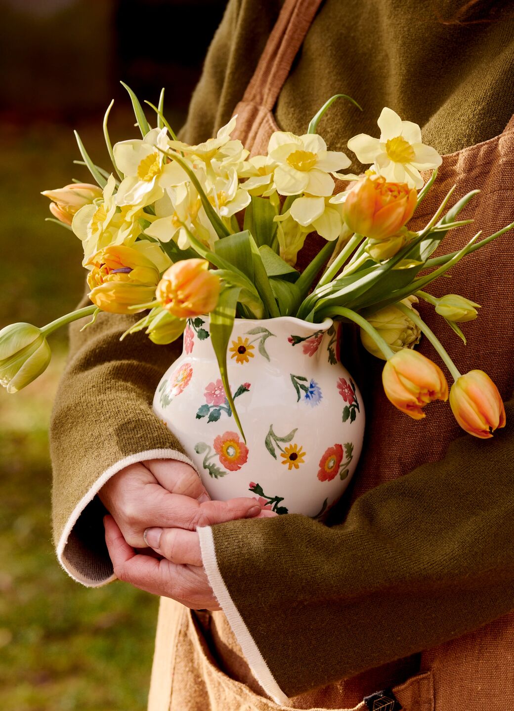 Poppies & Pinks 1 1/2 Pint Jug