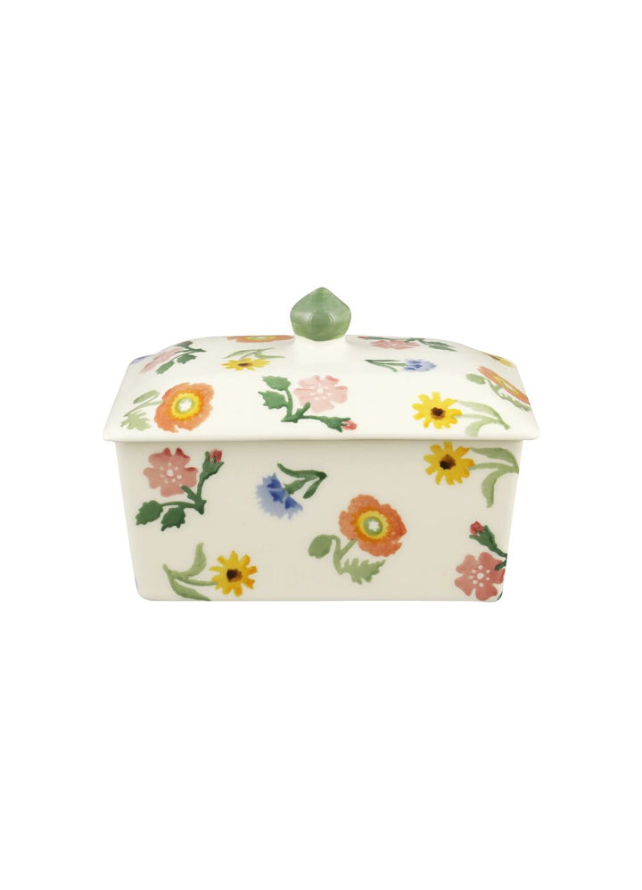 Poppies & Pinks Small Butter Dish