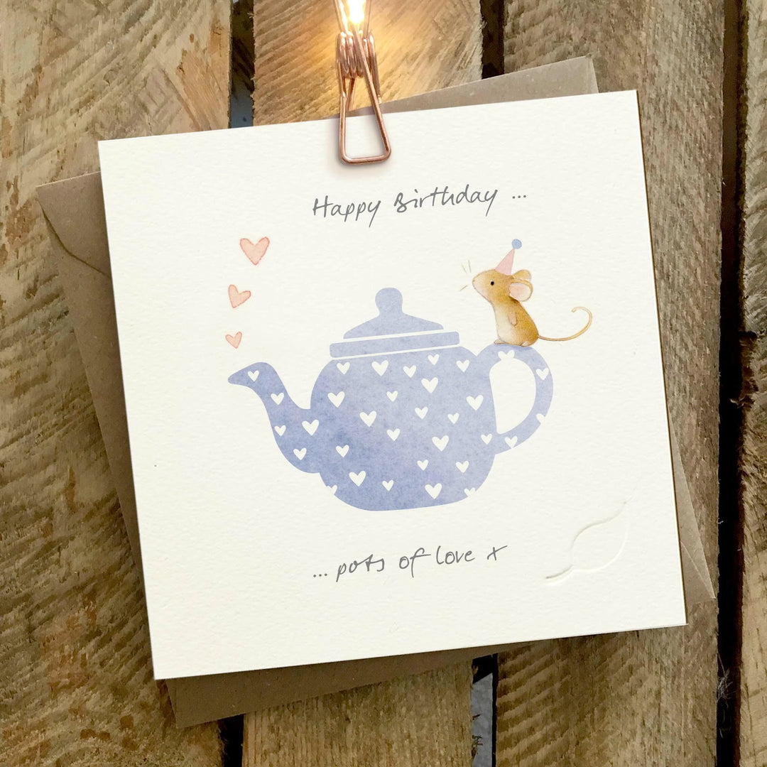 Happy Birthday - Pots of Love Card