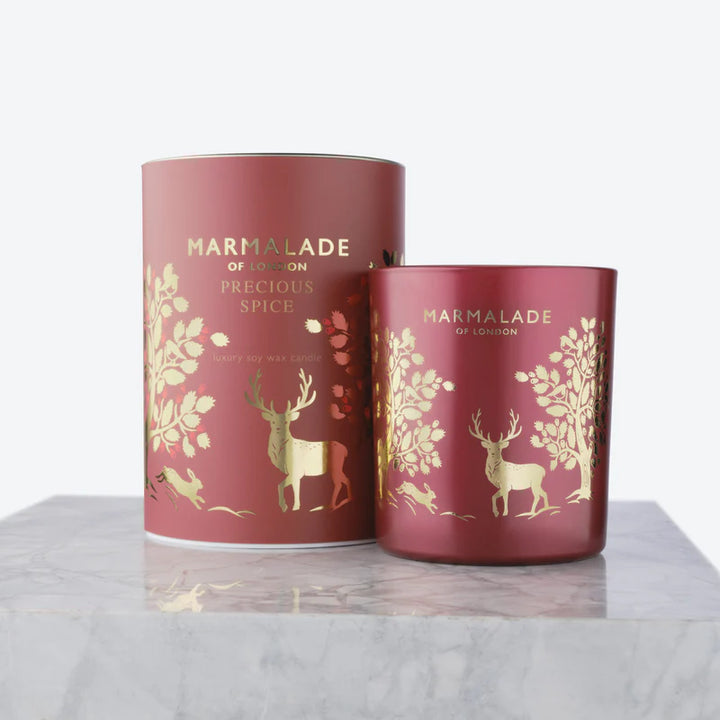 Precious Spice Large Glass Candle 2024