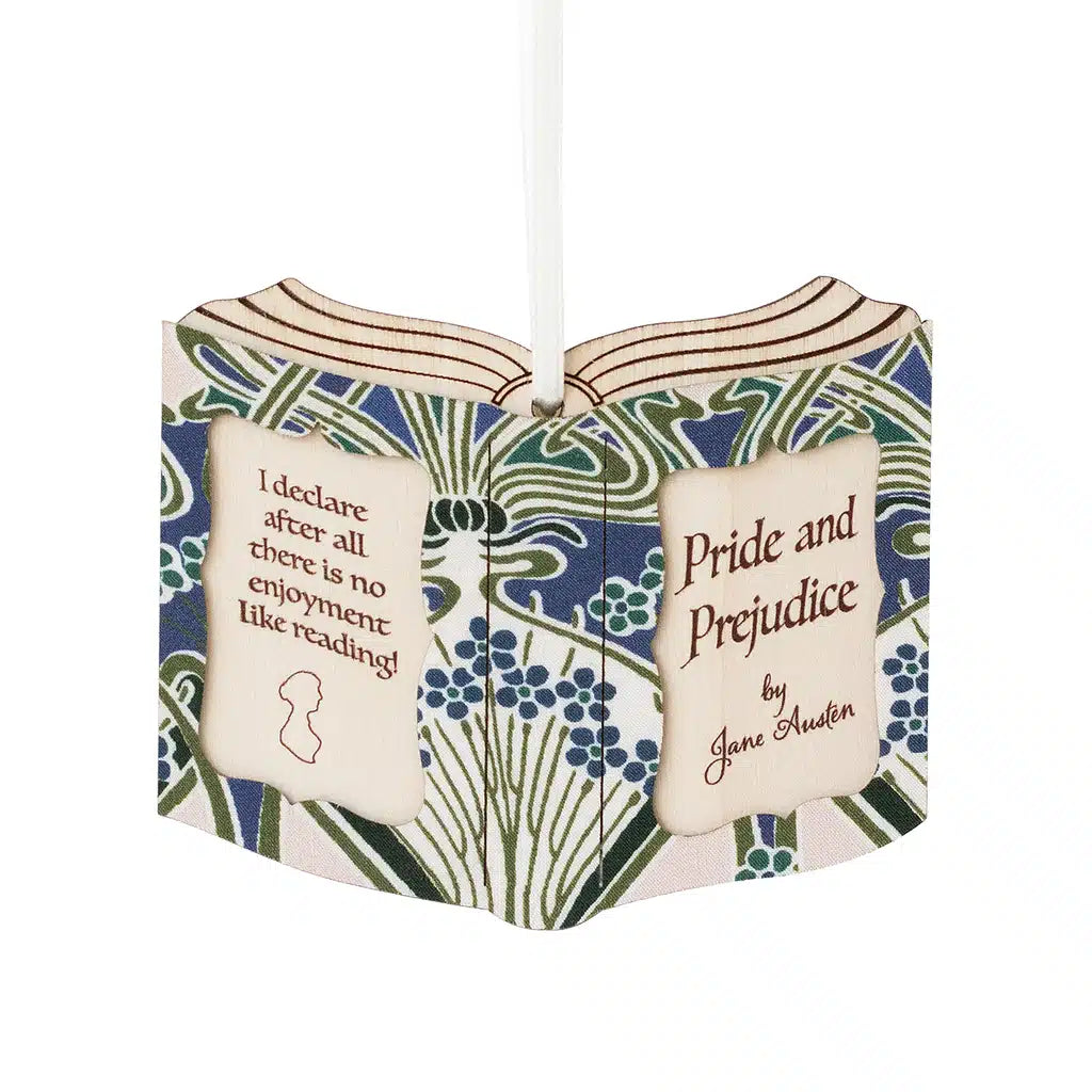 Pride and Prejudice Wooden Decoration