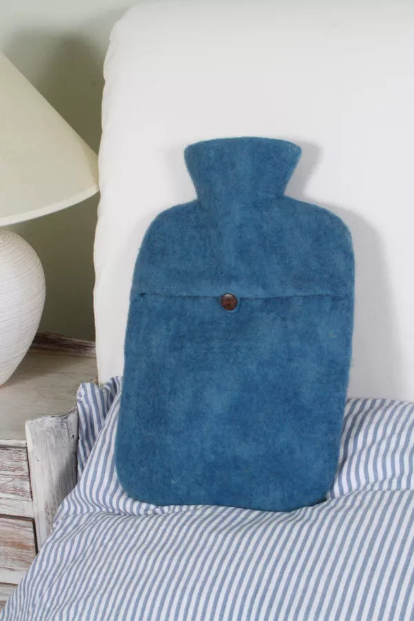 Hand Felted Puffin Hot Water Bottle