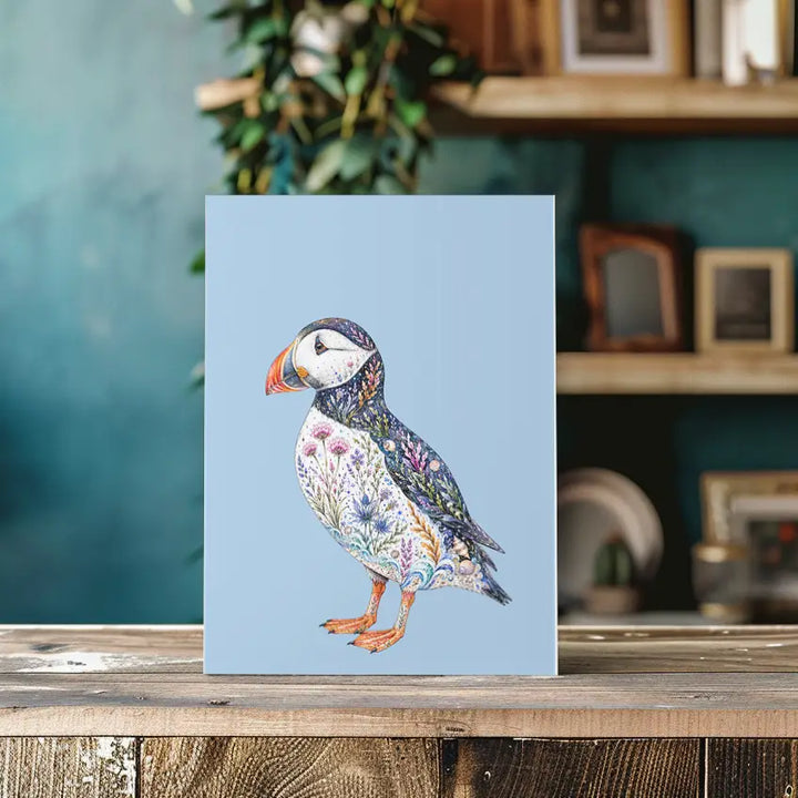 Puffin Botanical Eco-card