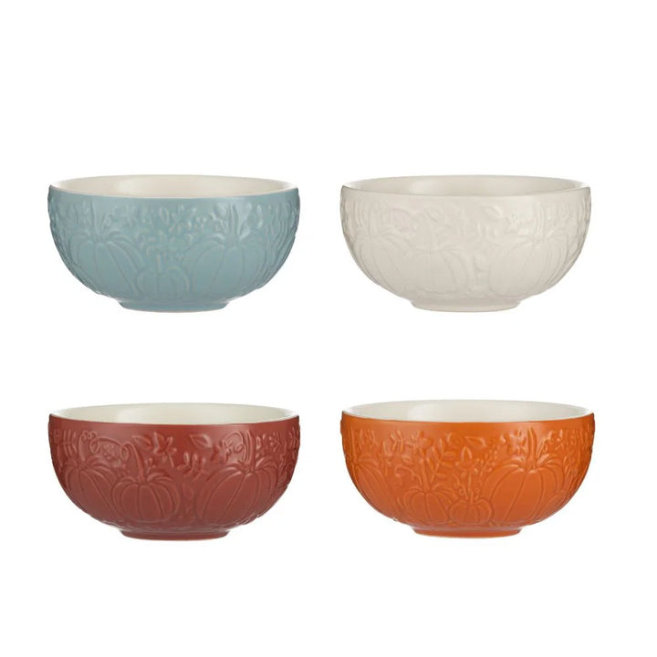 Pumpkin Set of 4 Prep Bowls