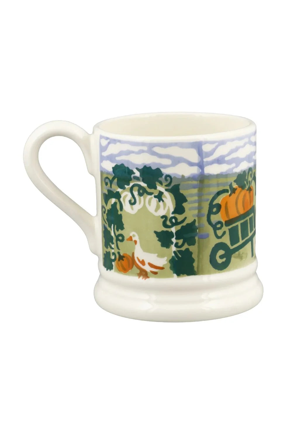 Country Icons Pumpkin Picking 1/2 Pint Mug