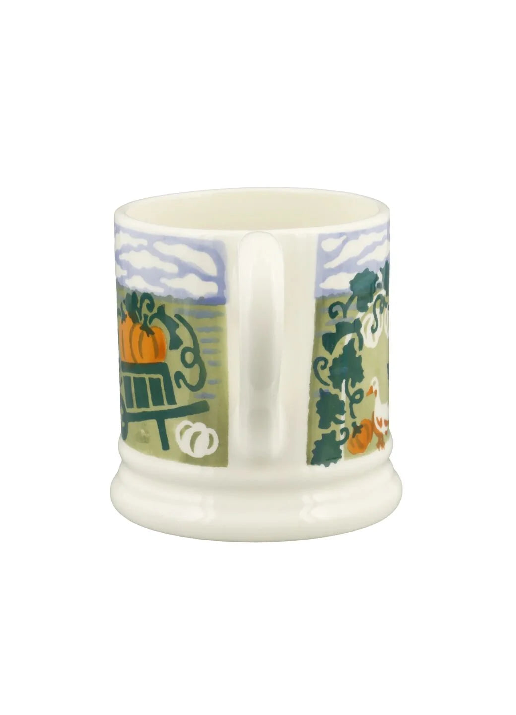 Country Icons Pumpkin Picking 1/2 Pint Mug