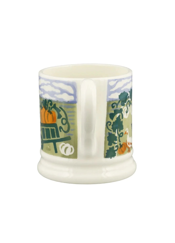 Country Icons Pumpkin Picking 1/2 Pint Mug
