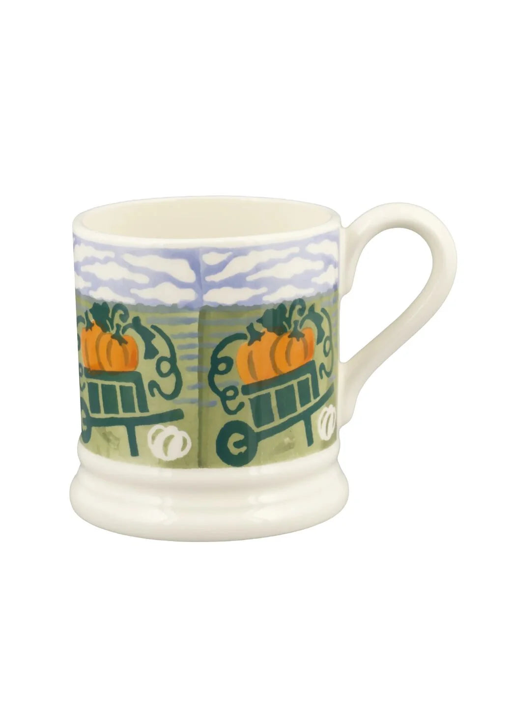 Country Icons Pumpkin Picking 1/2 Pint Mug