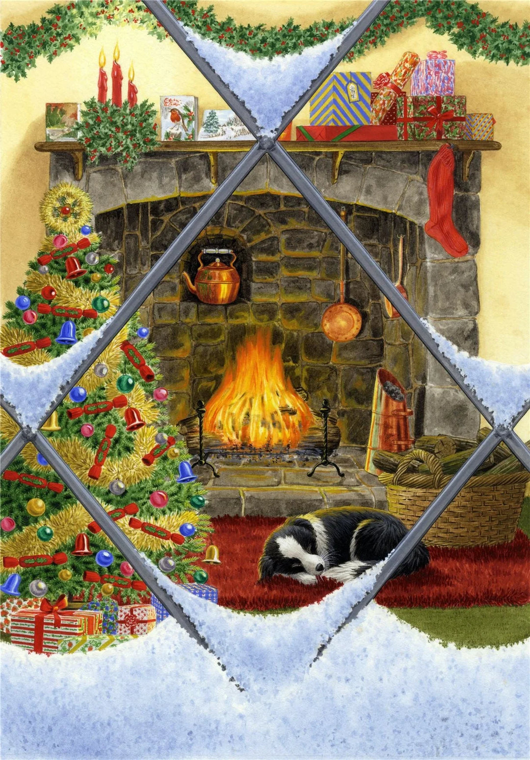 Puppy Dreams at Christmas 1000 Piece Jigsaw Puzzle