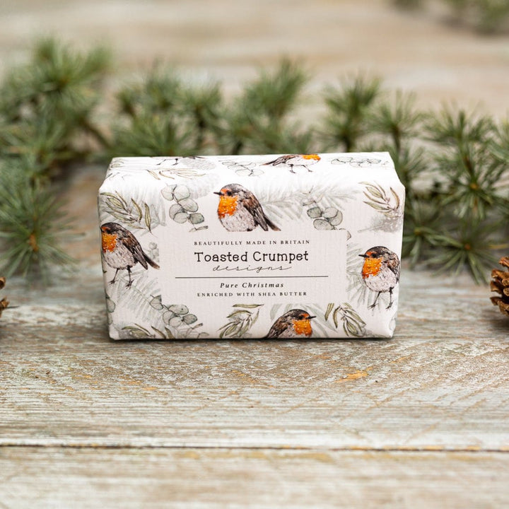 Robin & Eucalyptus Pure Christmas Soap Bar 190g