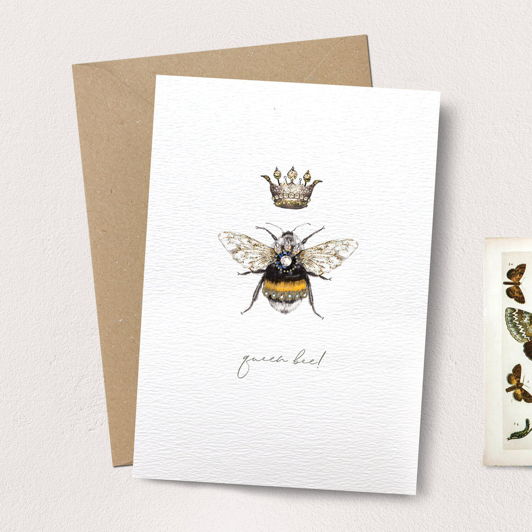 Queen Bee Greeting Card