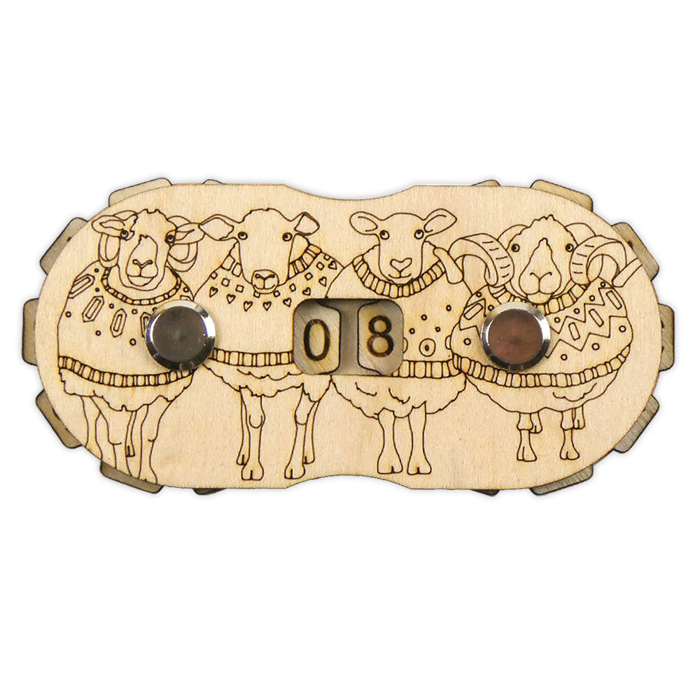 Sheep In Sweaters Row Counter