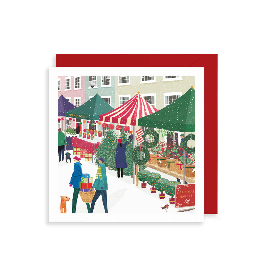 Christmas Market Greeting Card
