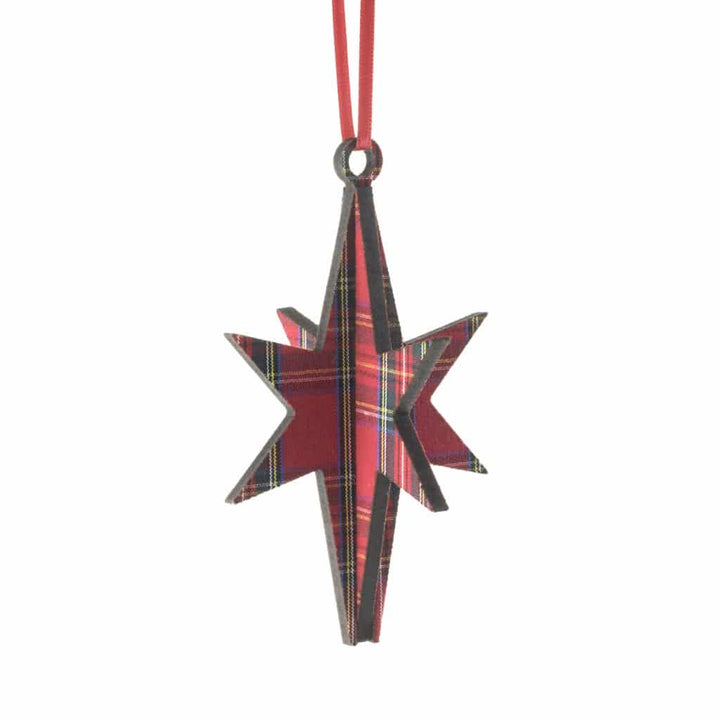 3D Star Wooden Hanging Decoration