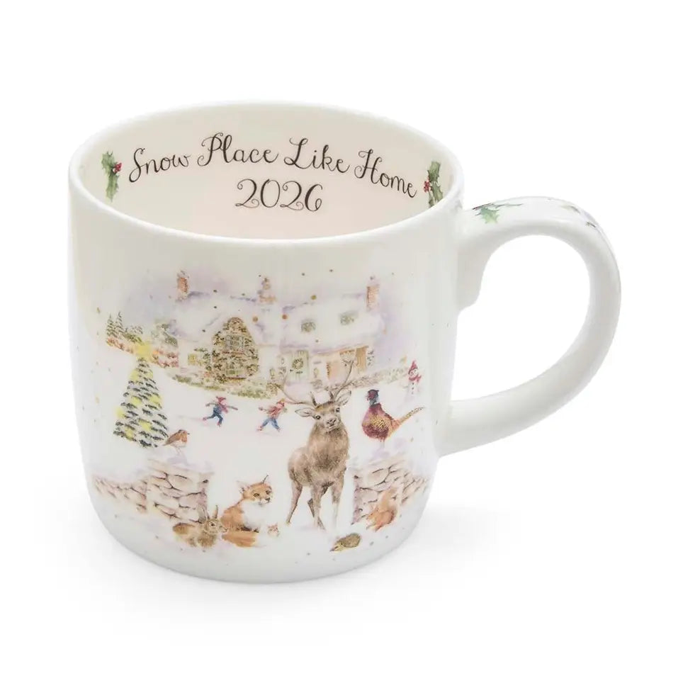 'Snow Place Like Home" 2026 Limited Edition Fine Bone China 14oz Mug
