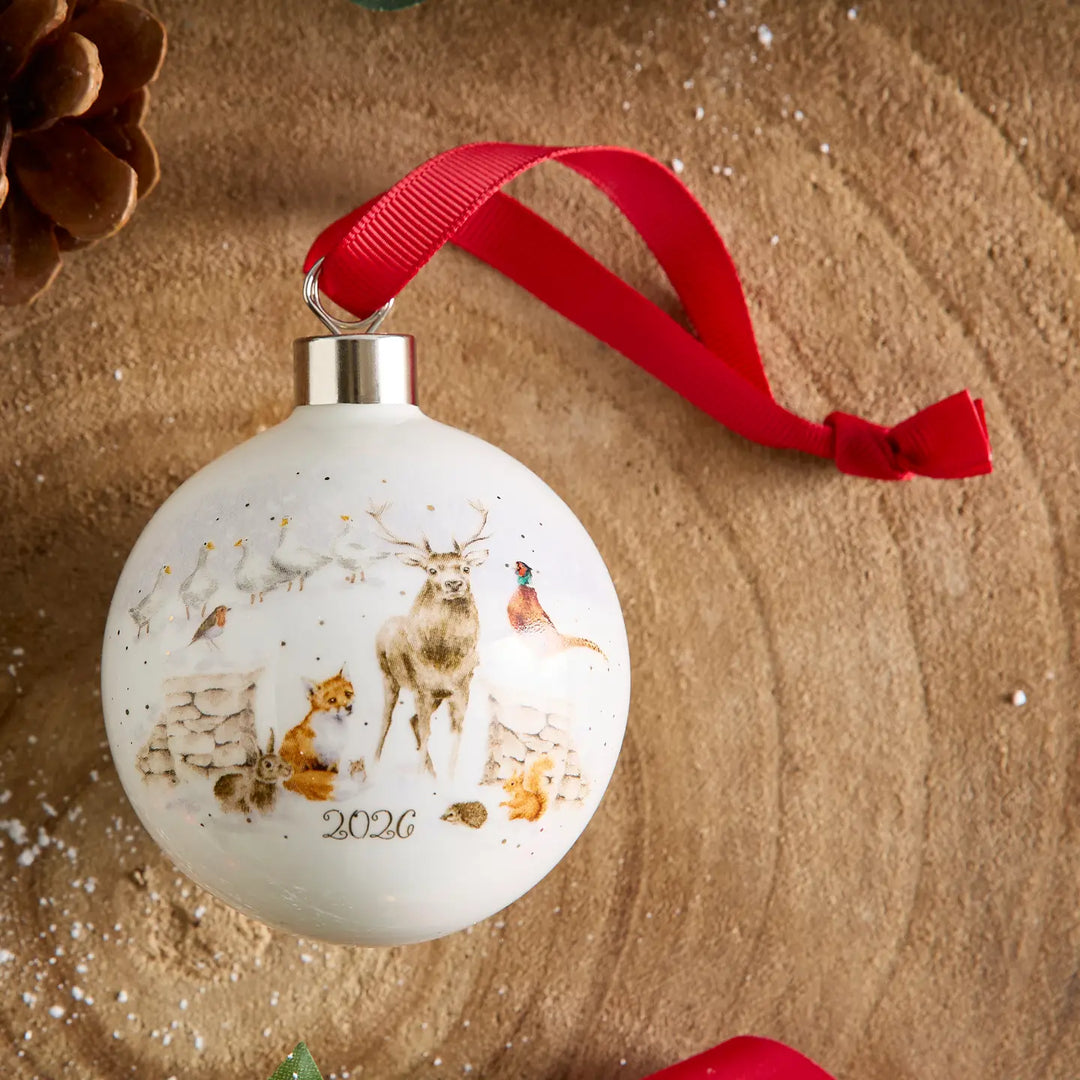 'Snow Place Like Home" 2026 Limited Edition Fine Bone China Bauble