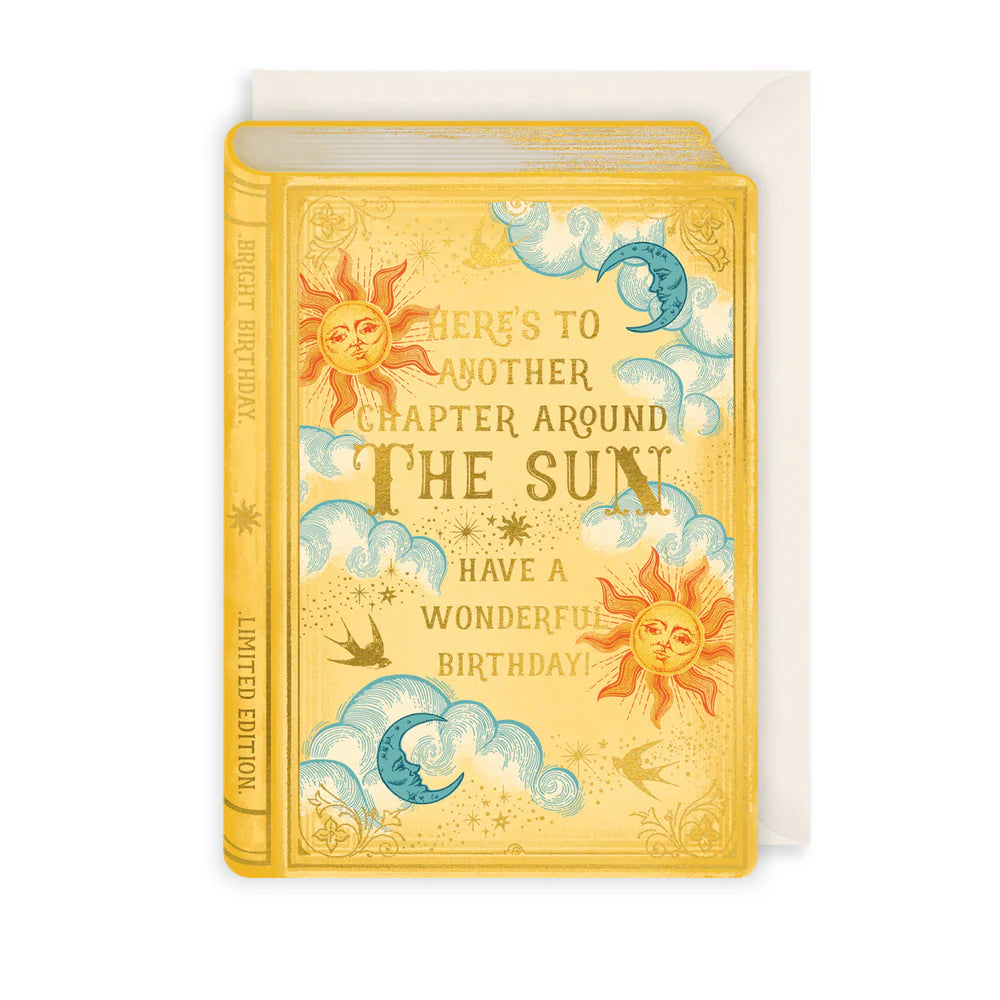 Another Chapter Around The Sun Birthday Greeting Card