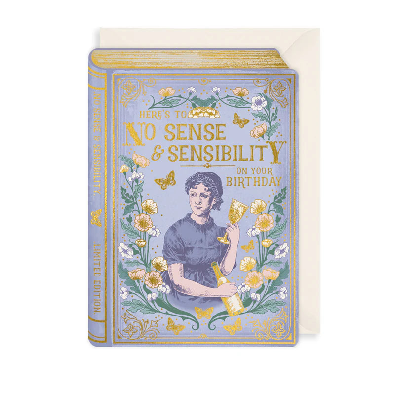 No Sense & Sensibility Birthday Greeting Card