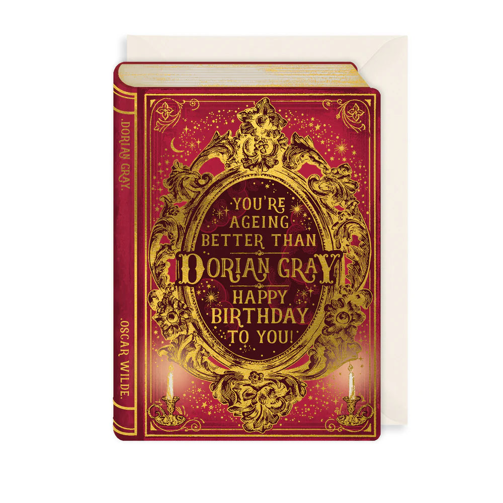 Storybook Dorian Gray Birthday Greeting Card