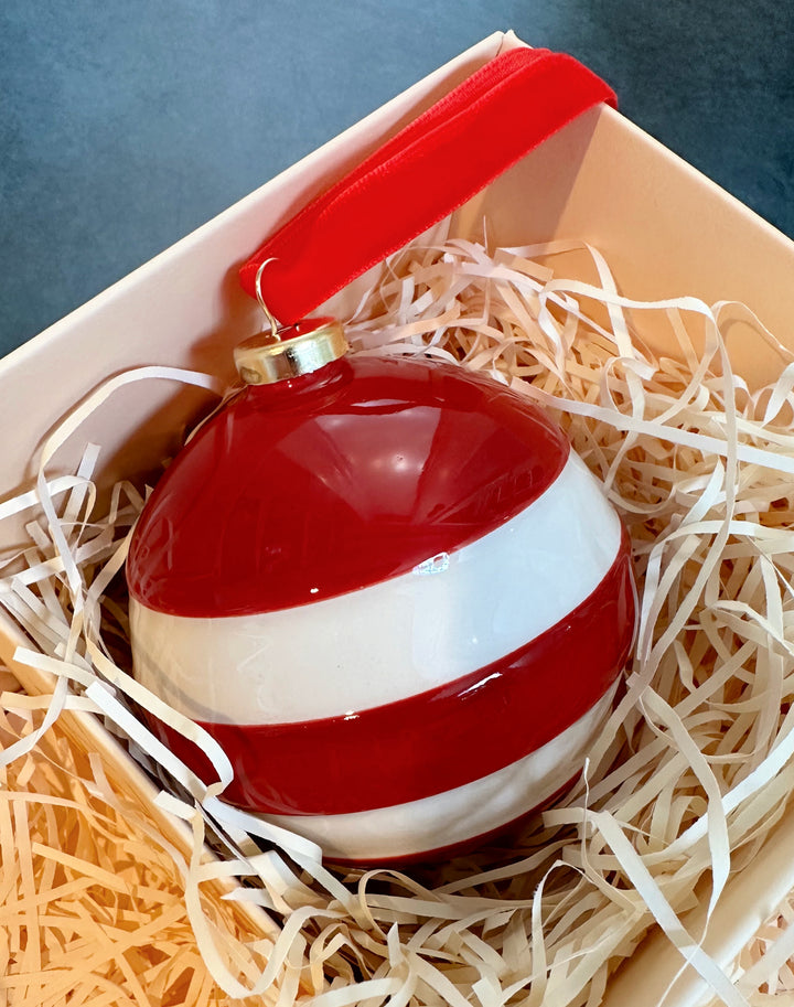 Cornishware Striped Baubles