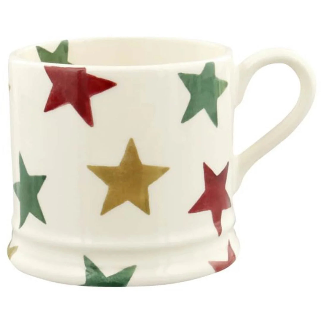 Red, Green & Gold Stars Small Mug