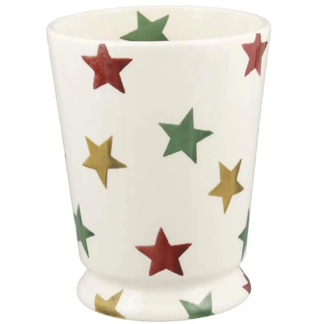 Red, Green & Gold Stars Cocoa Mug