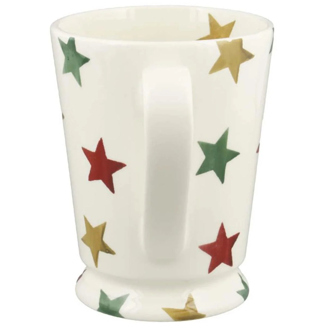 Red, Green & Gold Stars Cocoa Mug