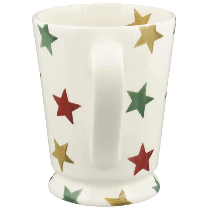 Red, Green & Gold Stars Cocoa Mug