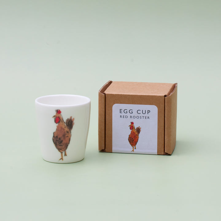 Red Rooster Egg Cup